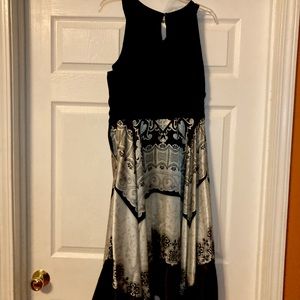 Beautiful black and white special occasion dress